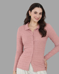 Roopaasi Blush Pink Full-Sleeve Shirt RO-CL-PNK-SHR